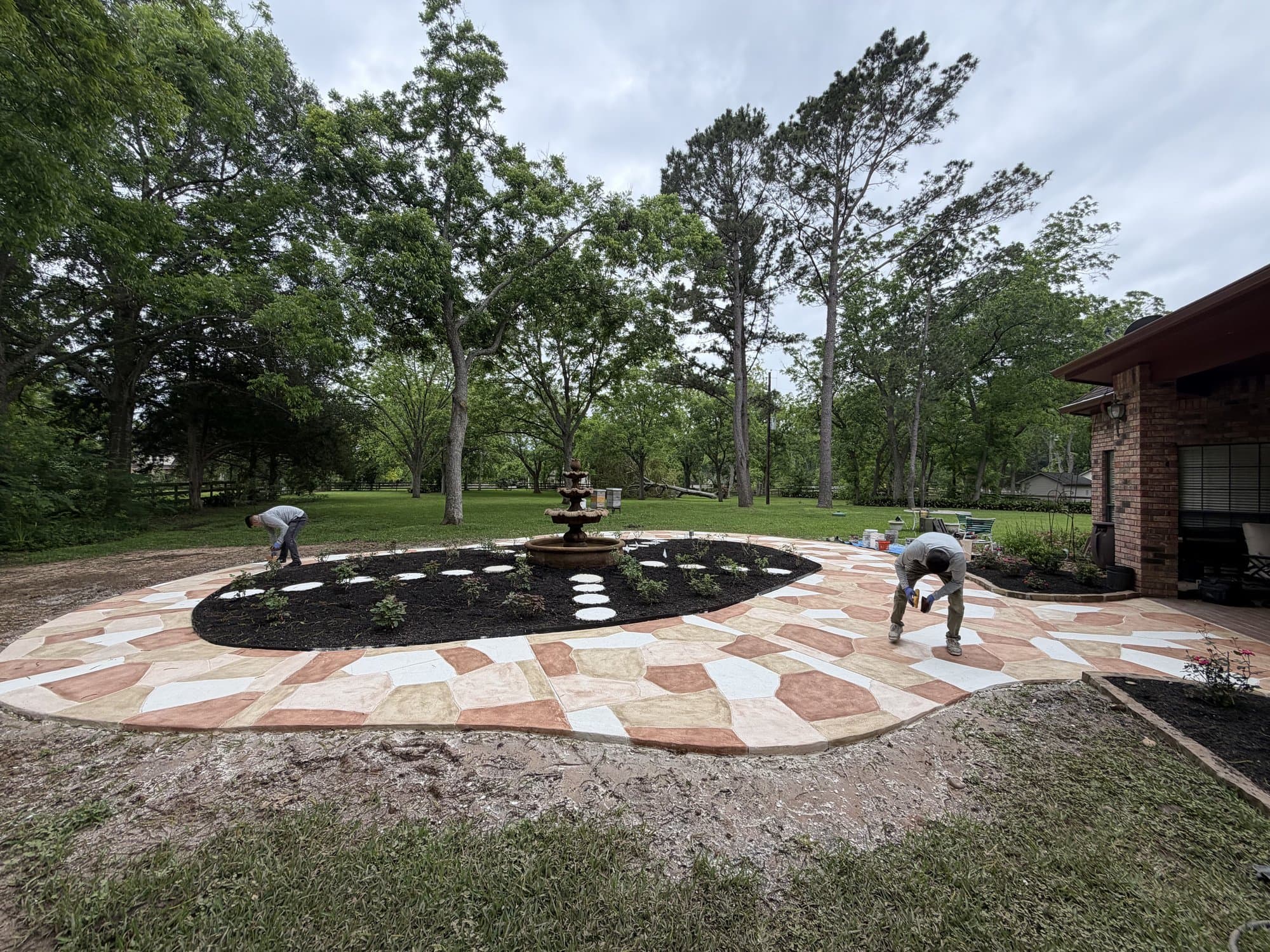 One Stop Outdoor Construction project near Rosenberg, TX